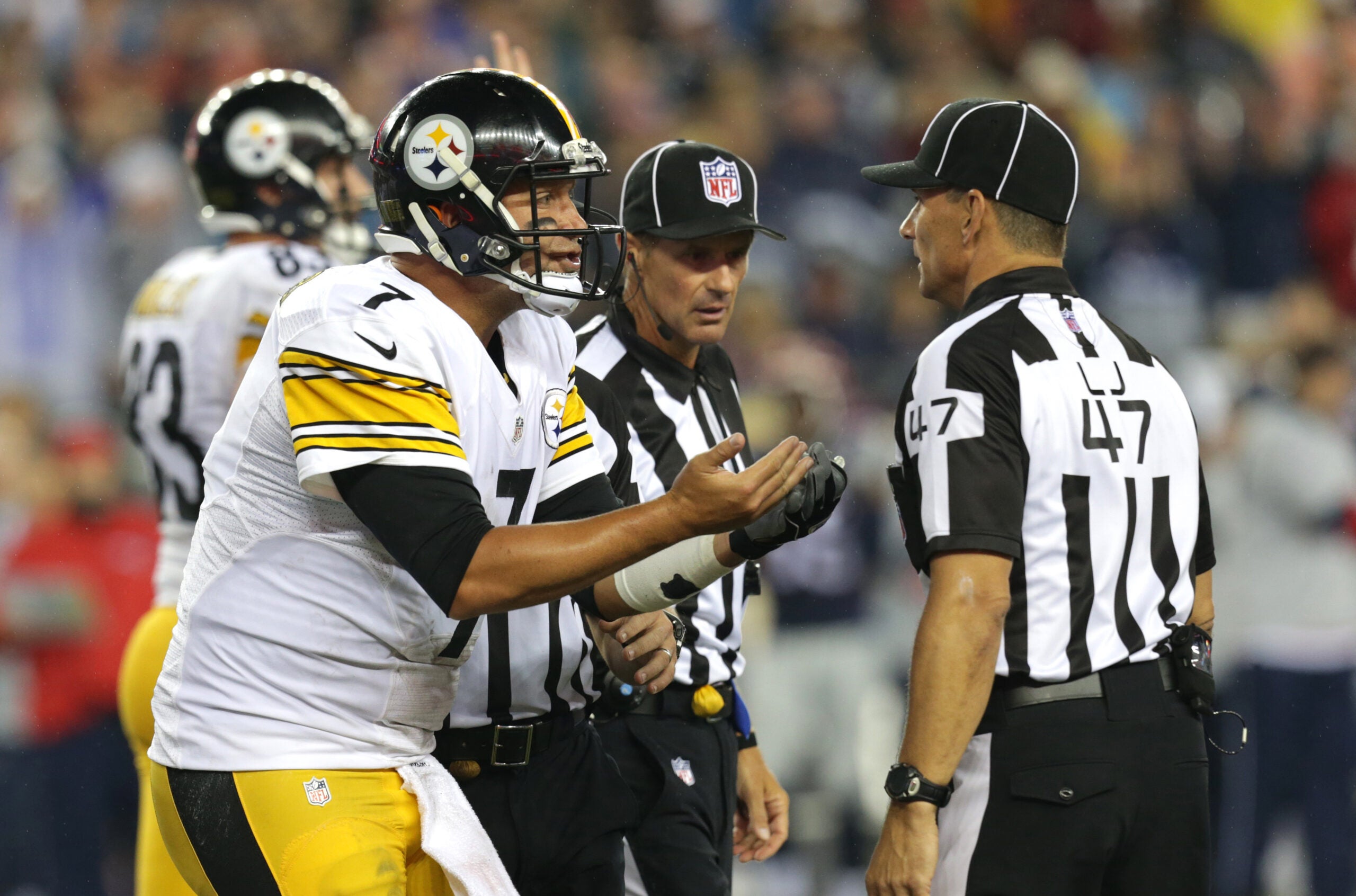 How hard is it to bring down Ben Roethlisberger? Patriots say it's