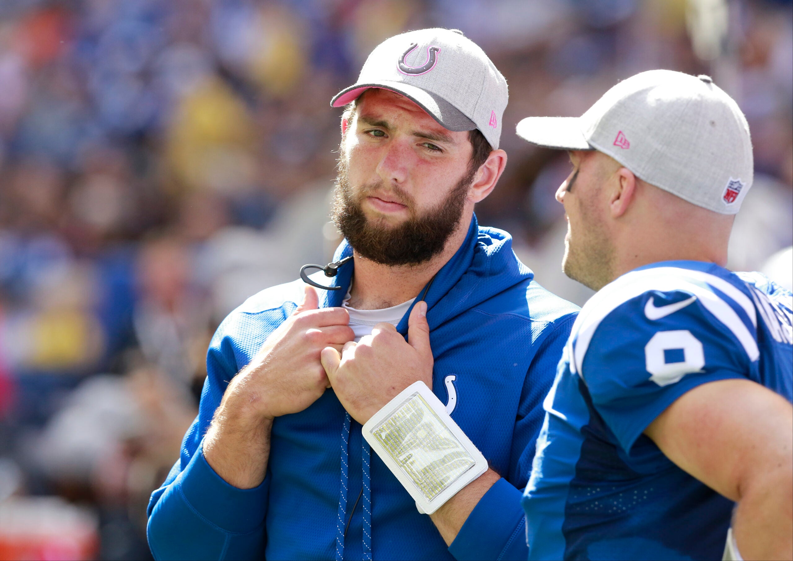 Andrew Luck can't beat Patriots by himself in 38-24 Colts loss