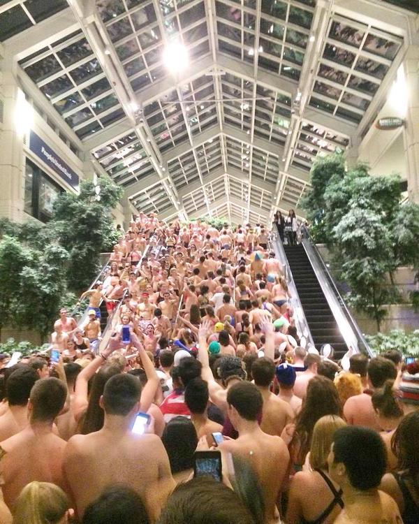 Friday night was Northeastern’s annual underwear run