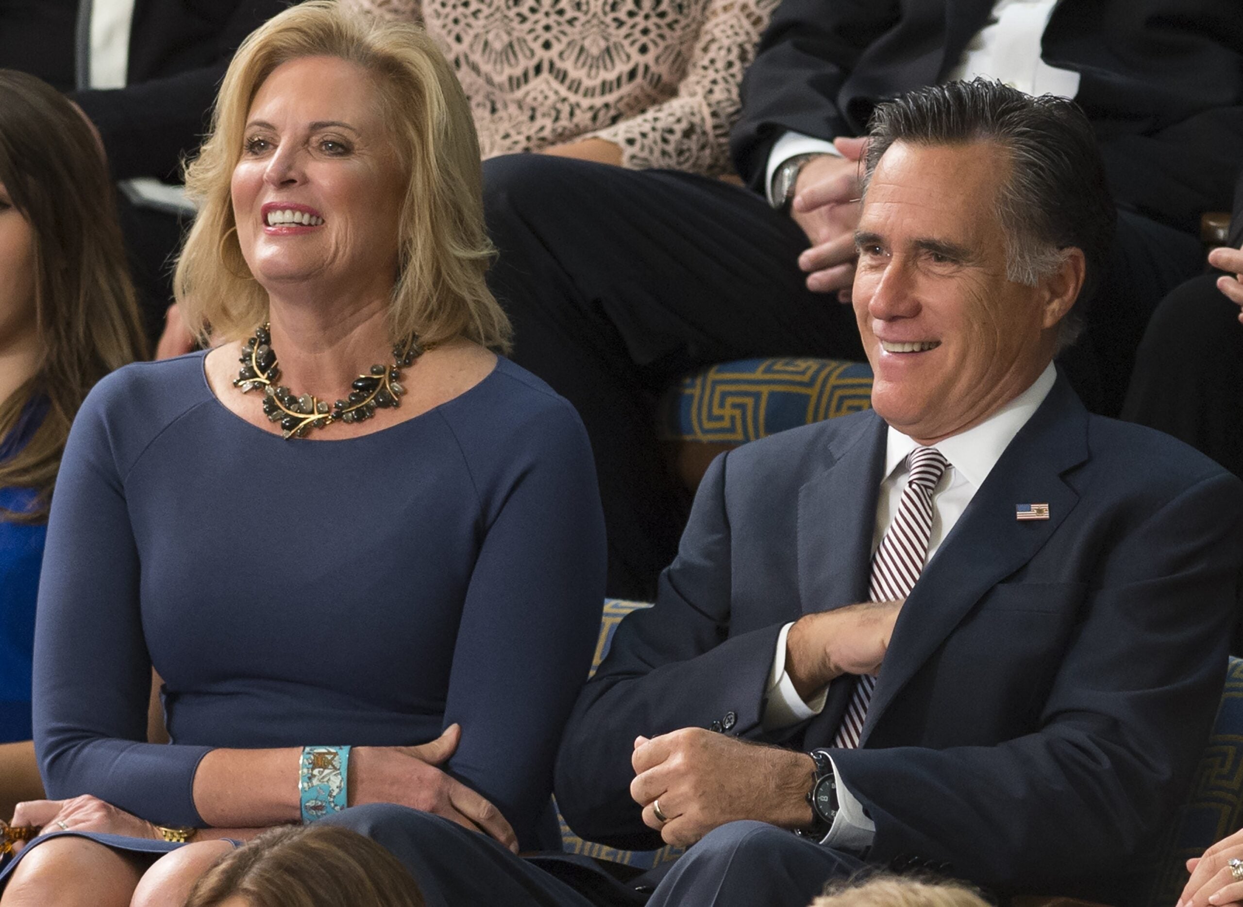 Mitt Romney Looked Like A Proud Dad At Paul Ryan’s Swearing-in Ceremony