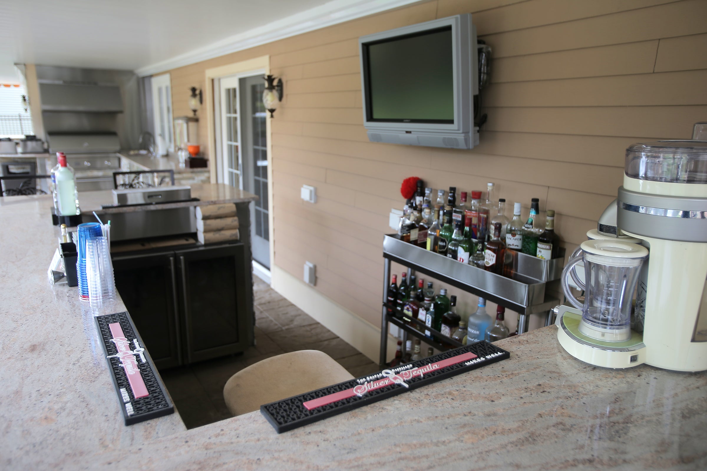 Saugus home with a backyard kitchen fit for a grilling aficionado