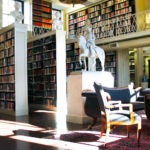 The athenaeum houses a statue of George Washington that served as a model for the large-scale brass version currently standing in the Boston Public Garden.