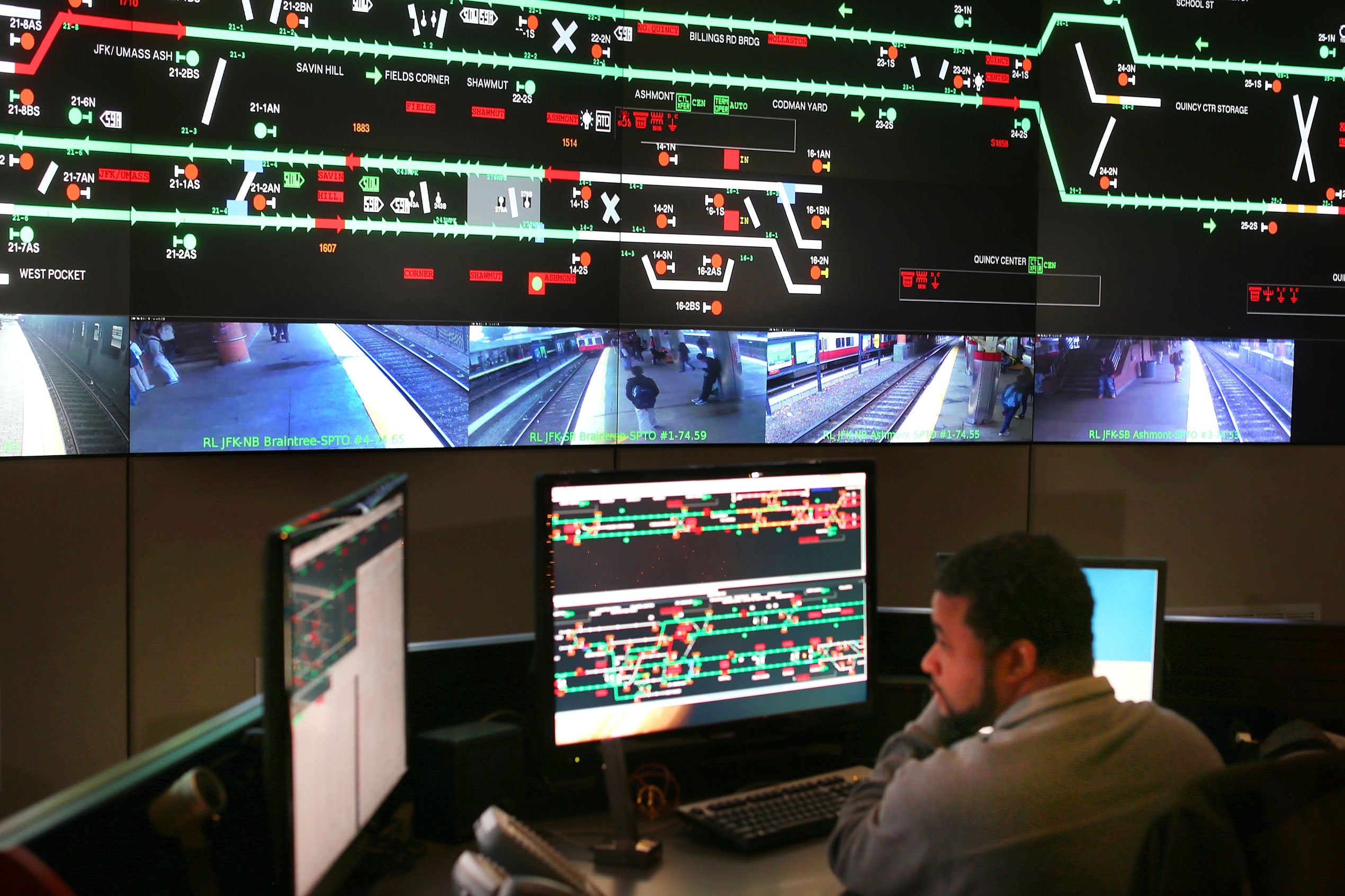 This Is How The MBTA’s Control Room Stopped The Runaway Red Line Train