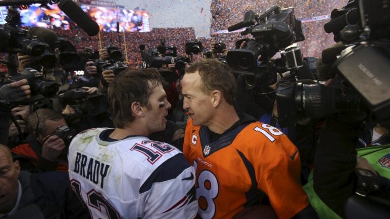 Peyton Manning Tom Brady Denver Broncos New England