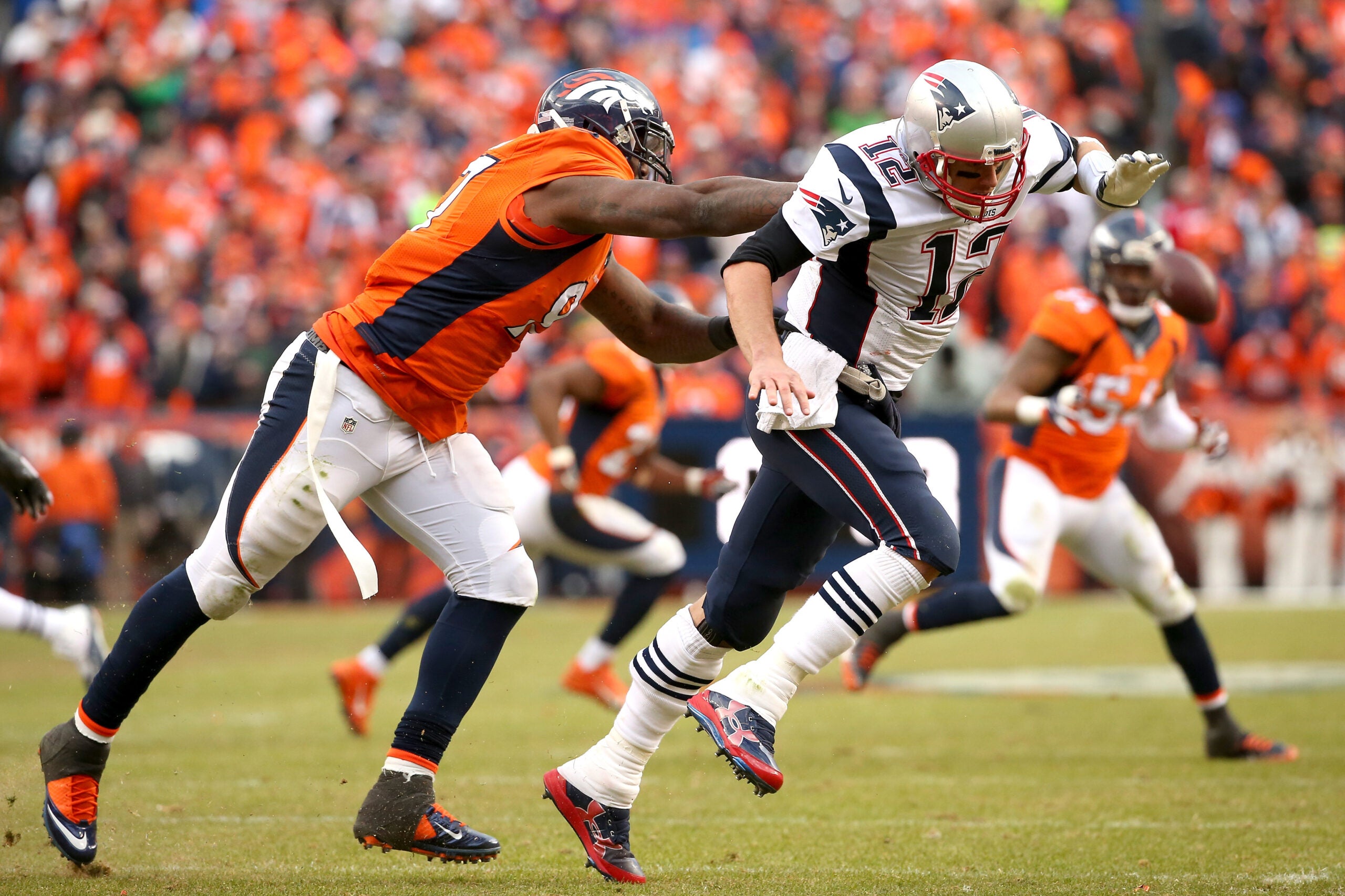 The Patriots won the AFC Championship Game in the trenches - Pats