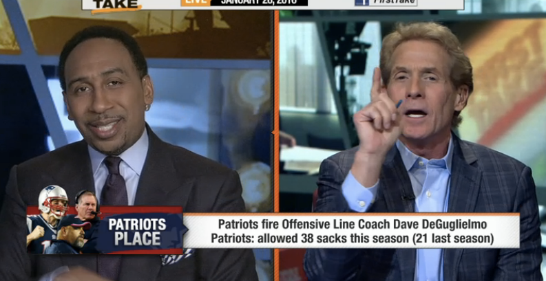 Stephen A. Smith and Skip Bayless get into a screaming match over Bill ...