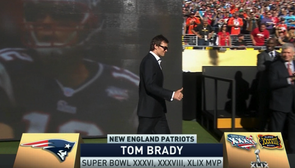 It sure sounds like Tom Brady got booed at Super Bowl 50