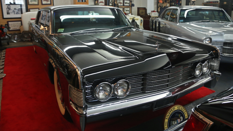 In a Mass. garage, a limo once reserved for America's elite
