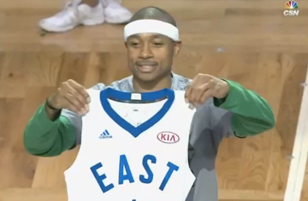 Watch: Celtics owners present Isaiah Thomas with his first All