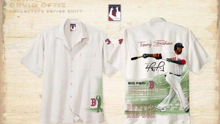 Tommy bahama red clearance sox shirt