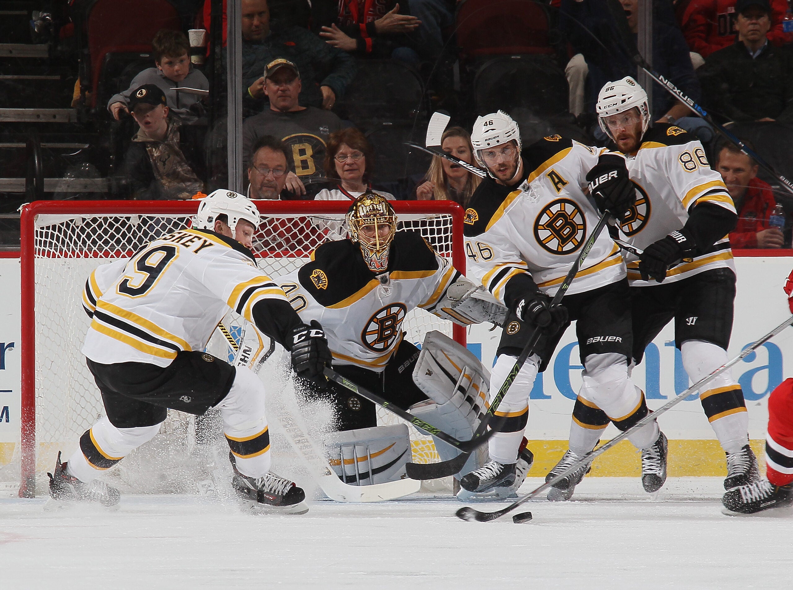 Bruins And Red Wings Fighting Each Other For Their Playoff Lives