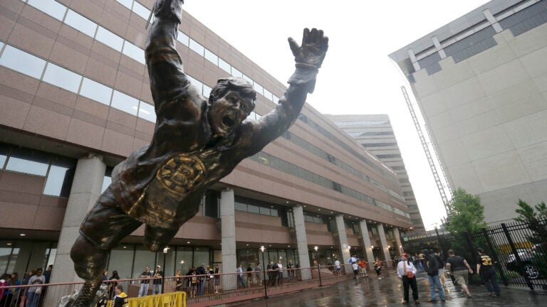 Here's why the statue of Bobby Orr was removed