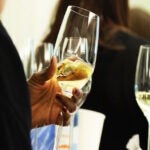 NEW YORK, NY - OCTOBER 18: Guests sample wine from Riedel glasses during the Anthony Hamilton Russell: Leading The Way With His Iconic Wines From South Africa - Wine Seminar Hosted By FOOD & WINE - Food Network & Cooking Channel New York City Wine & Food Festival presented By FOOD & WINE at Hudson Luxury Hotel on October 18, 2015 in New York City. (Photo by Daniel Zuchnik/Getty Images for NYCWFF)