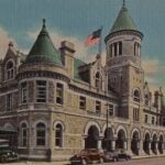 The United States Post Office in Augusta, Maine