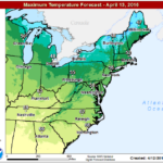Highs Wednesday April 13th 2016