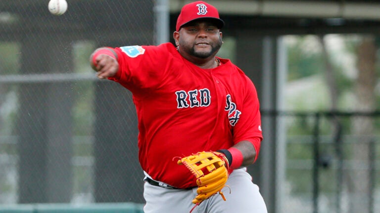 Pablo Sandoval, David Ortiz, and Hanley Ramirez