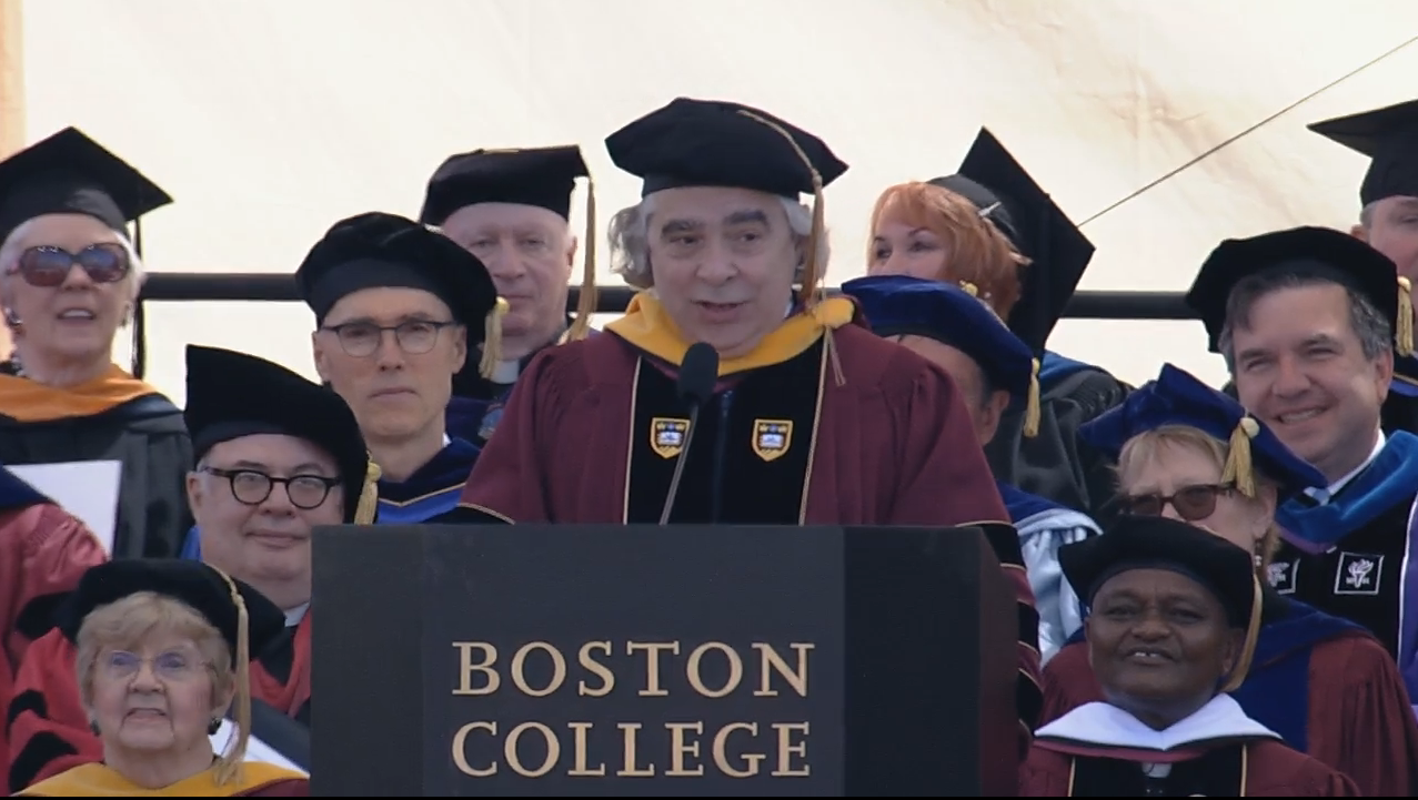 Boston College commencement speaker makes joke about Chipotle norovirus