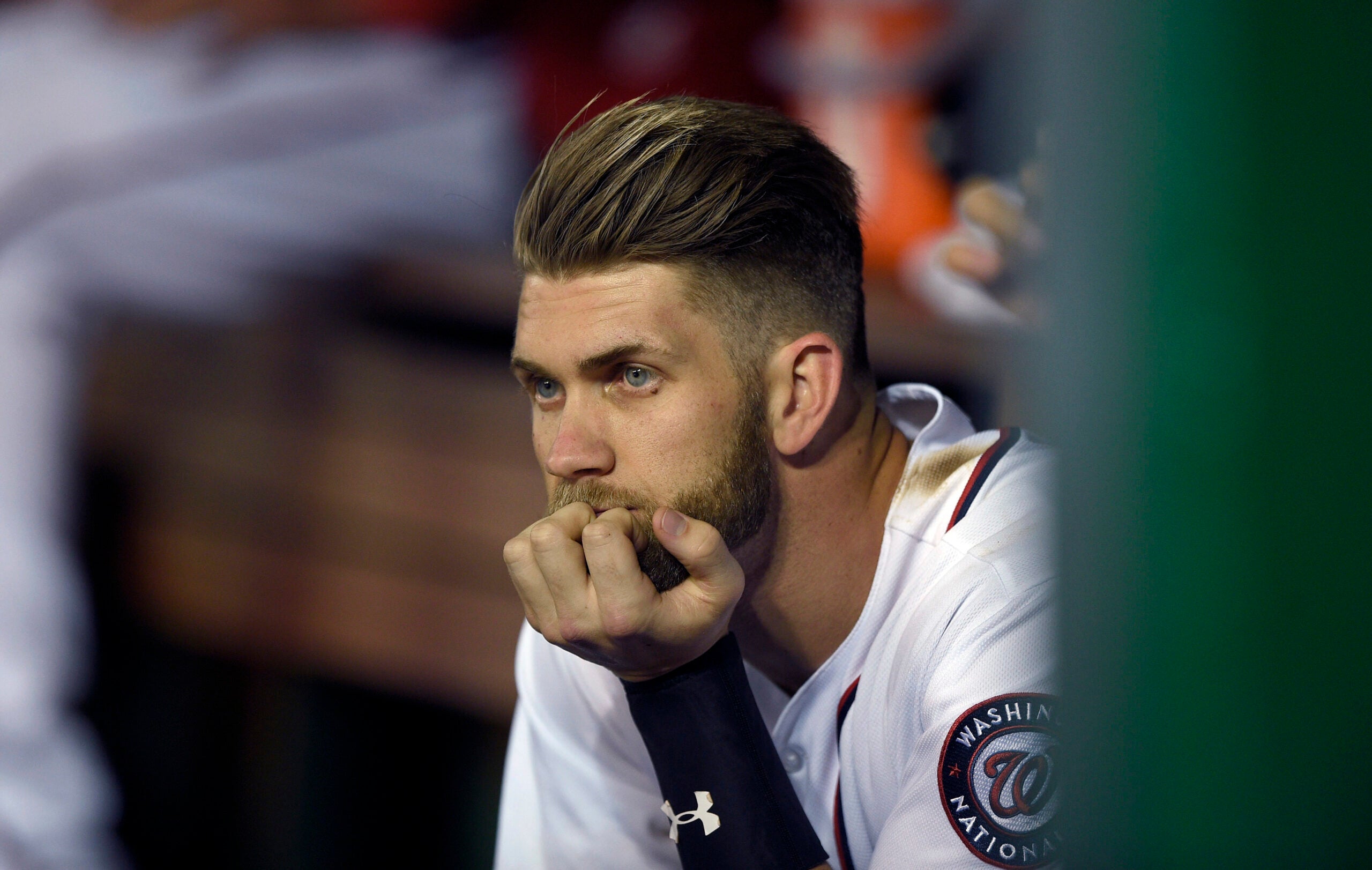 Bryce Harper's ejection featured some interesting hair