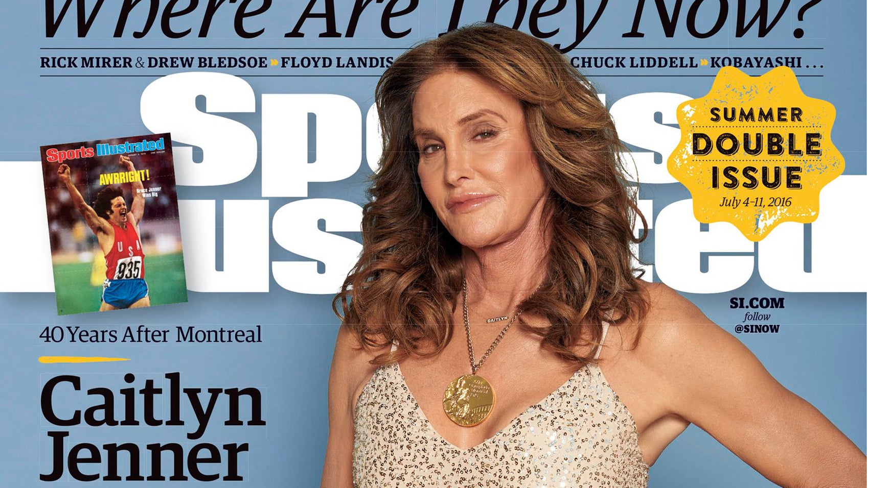 Caitlyn Jenner, formerly Bruce Jenner, debuts on the cover of