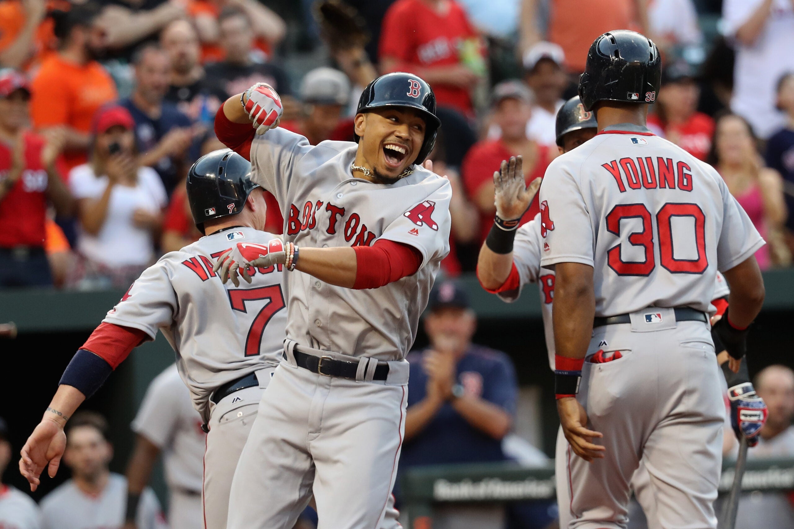 Mookie Betts Boston Red Sox Newborn & Infant Ballpark Champ