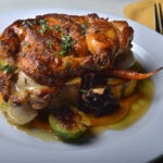 Cumin and Maple roasted Cornish game hen with melange de market fall vegetables and thyme as prepared at Mistral in Back Bay. JOSH REYNOLDS FOR THE BOSTON GLOBE (Lifestyle, First)