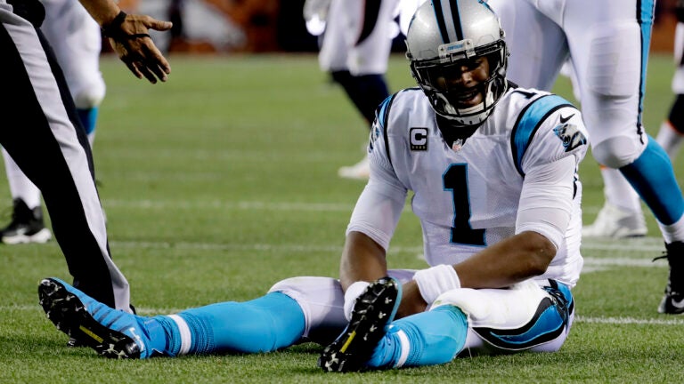 N.F.L. Fines Two Broncos for Head Hits to Panthers' Cam Newton - The New  York Times