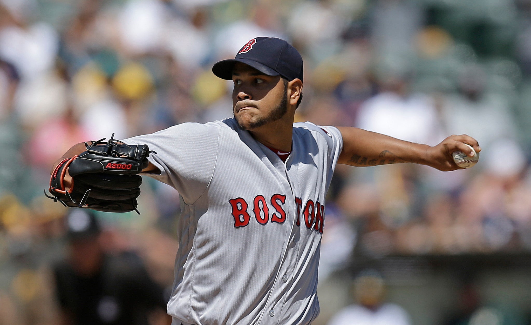 Red Sox pitcher Lester tosses no-hitter