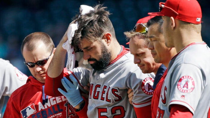 Angels Pitcher Hit By Line Drive Has Surgery To Stop Bleeding On Brain