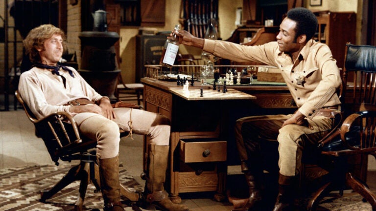 Gene Wilder and Cleavon Little in 'Blazing Saddles.'
