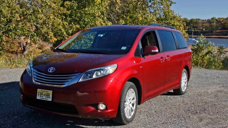 Red best sale toyota van