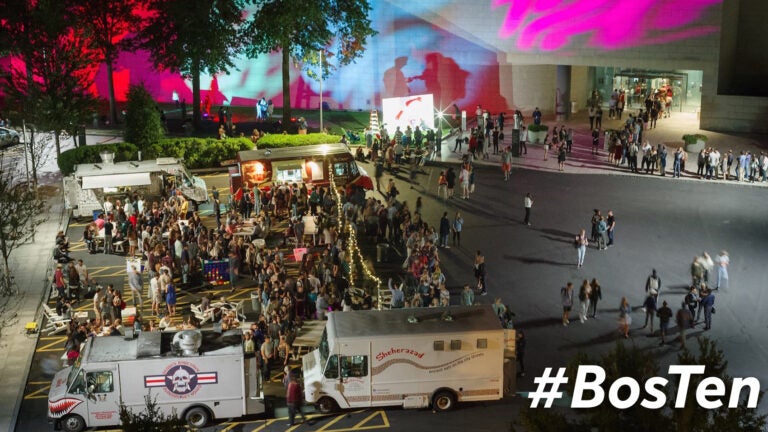 A photo from the first edition of the Museum of Fine Arts' #mfaNOW Overnight.