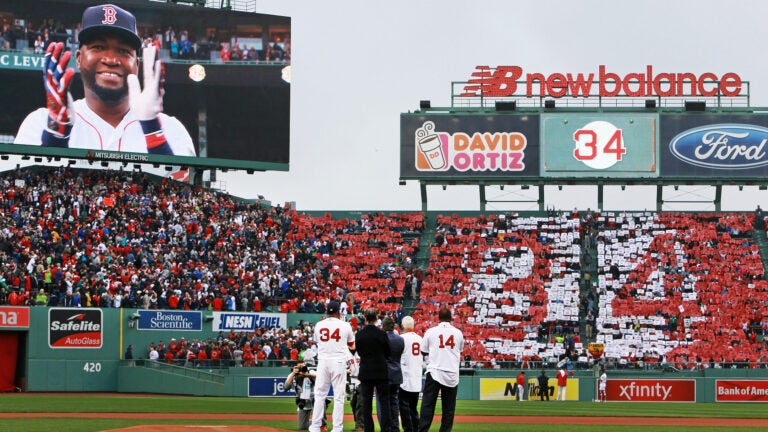David Ortiz's No. 34 is retired - The Boston Globe