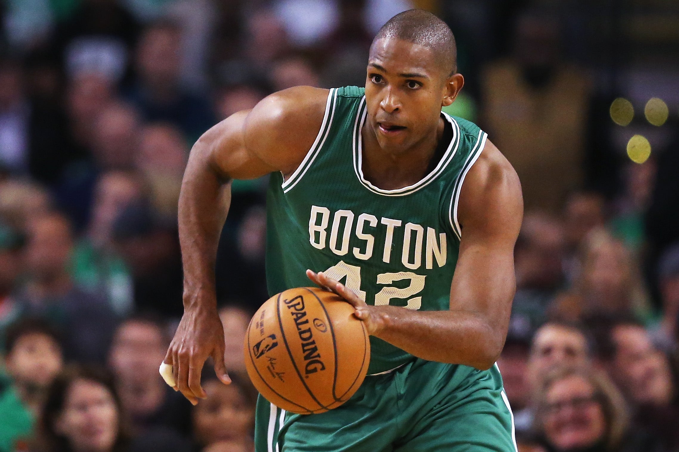 Boston's Al Horford on his recent success shooting the 3 from the corners