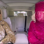 Lady Gaga and James Corden.