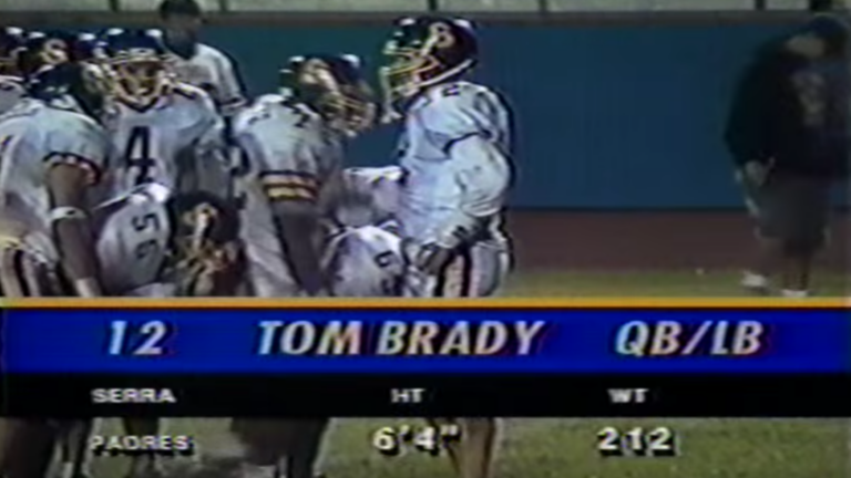 When Tom Brady was a linebacker