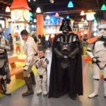 Costumed participants at the LEGO Star Wars Day.