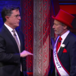Jon Stewart and Stephen Colbert.