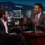 Casey Affleck and Jimmy Kimmel.