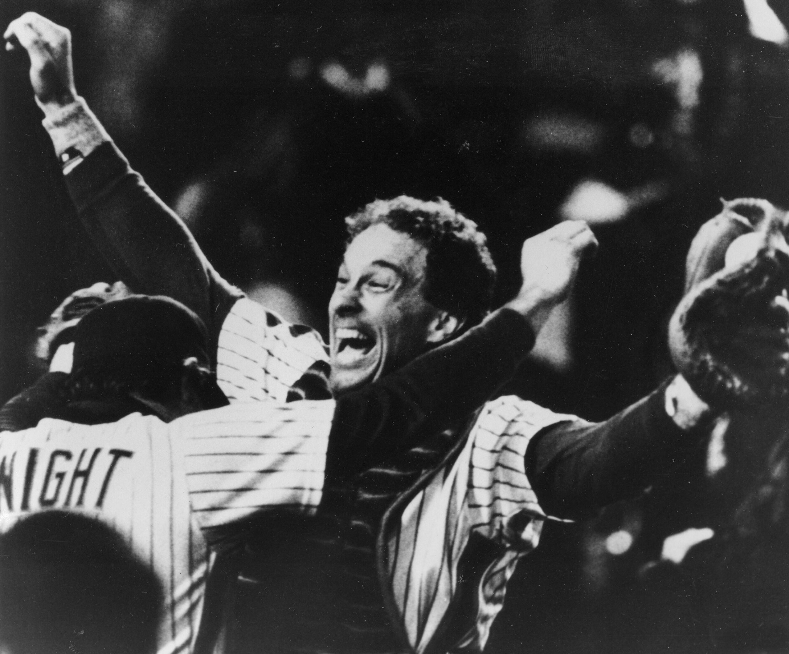 RAY KNIGHT NEW YORK METS 1986 WORLD SERIES CHAMPS