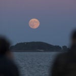 Supermoon Illuminates Sky Above New England