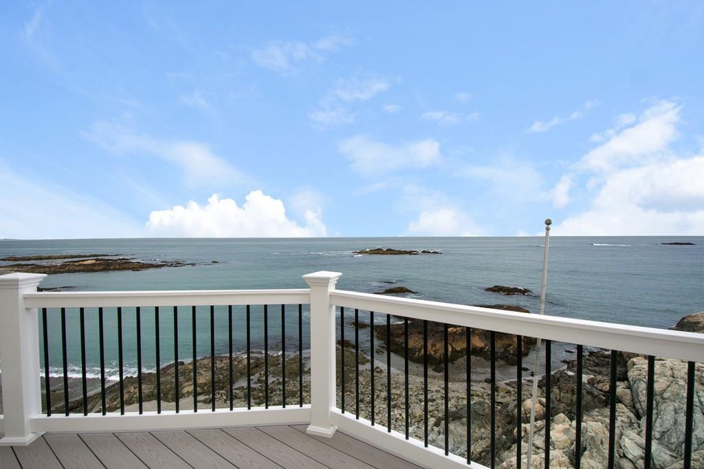 This reconstructed Victorian home in Cohasset has panoramic ocean views