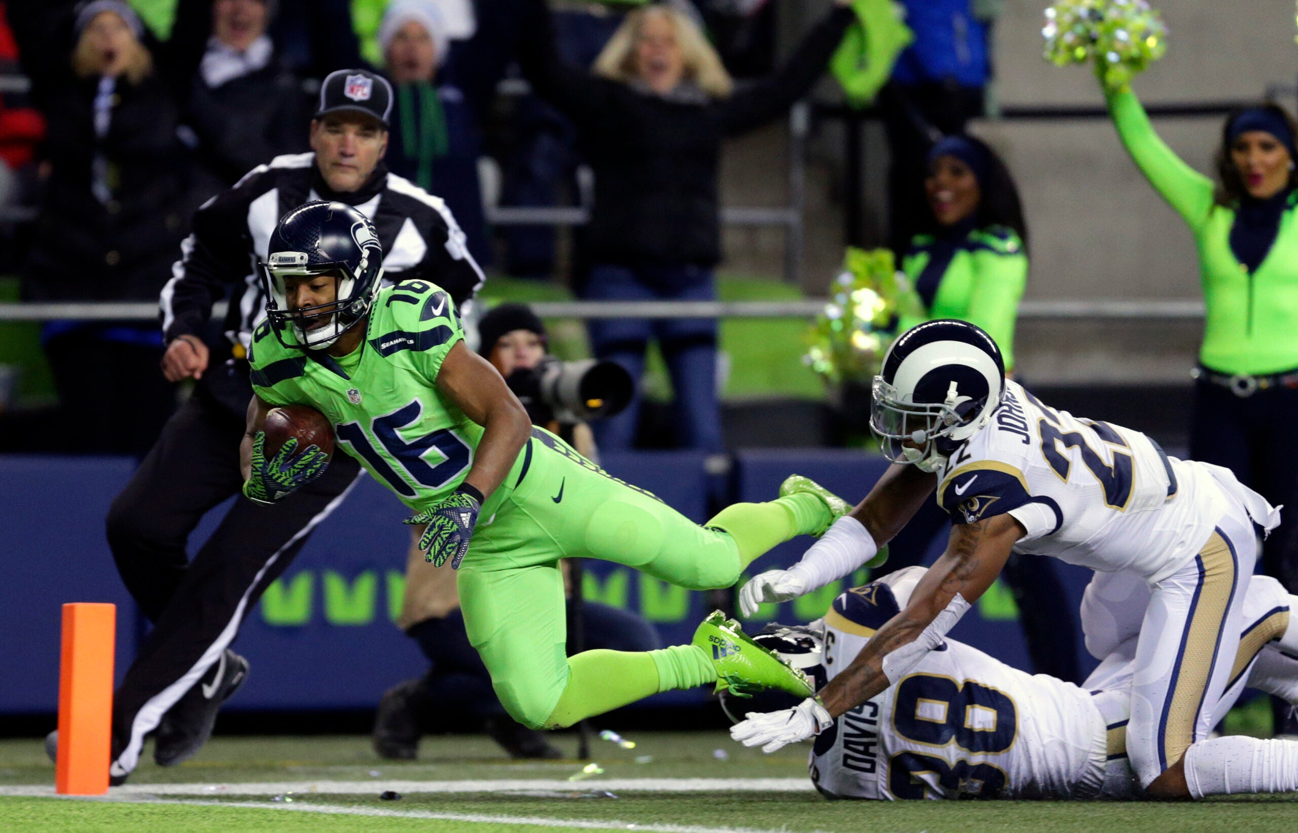 Punter Jon Ryan of the Seattle Seahawks looks on from the sideline