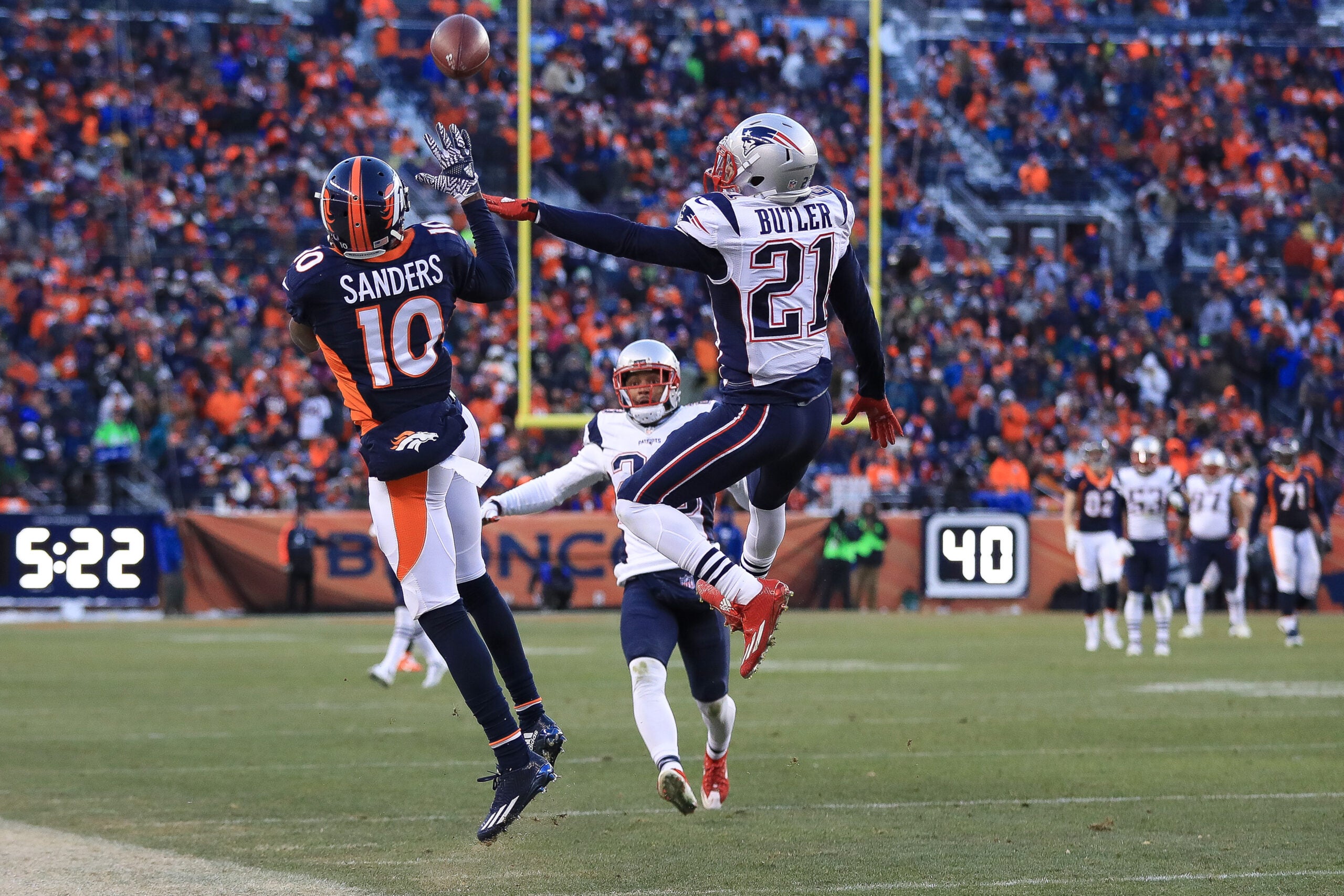 Denver Broncos wide receiver Emmanuel Sanders says New England