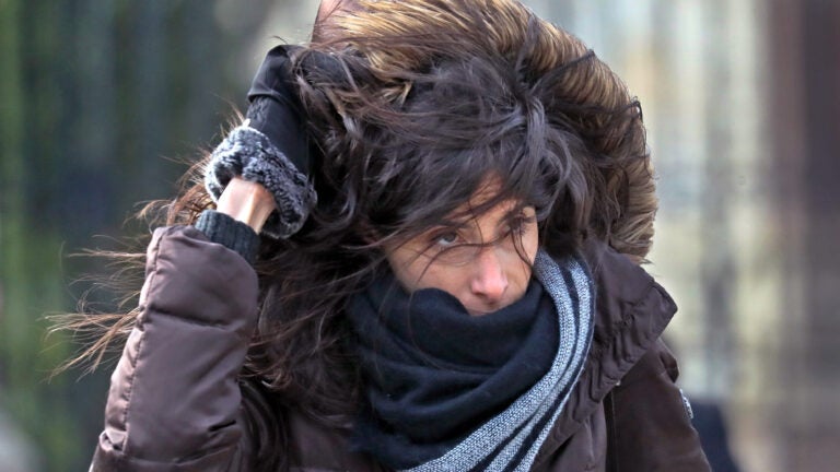 Wind chill in Boston