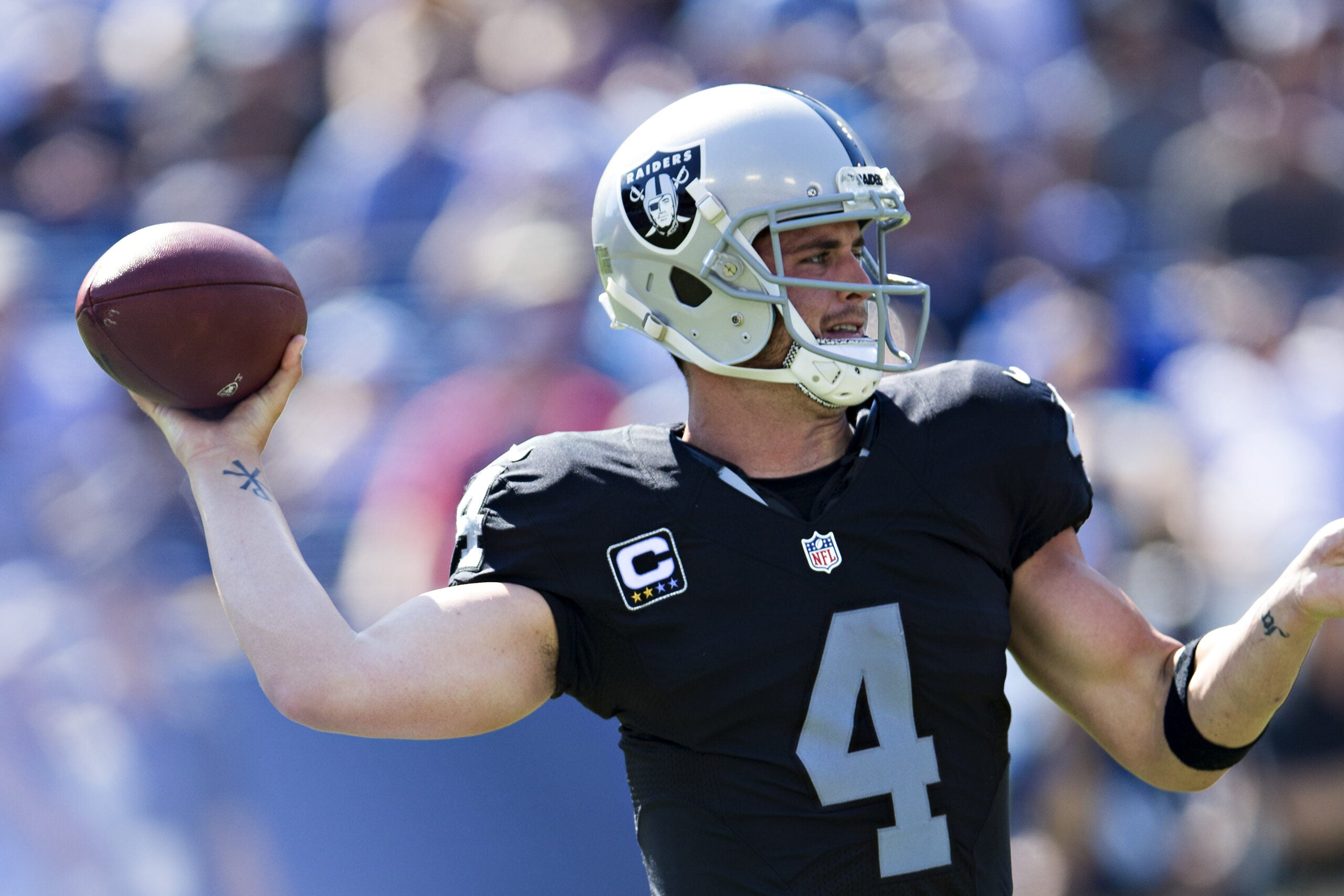 Jack Del Rio: Raiders' Derek Carr can learn from 4th-quarter