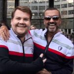 James Corden and George Michael.