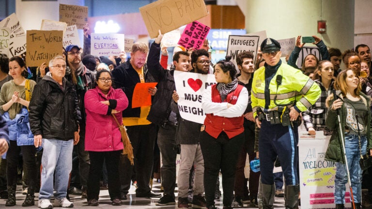 Here's what the protest of Trump's refugee ban looked like at Boston's ...