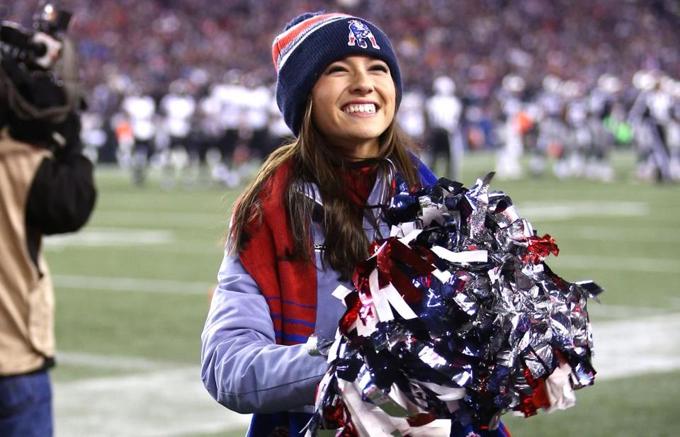 Patriots Nation, say - New England Patriots Cheerleaders