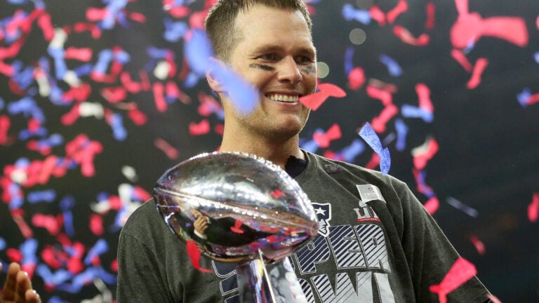 tom brady mvp trophy