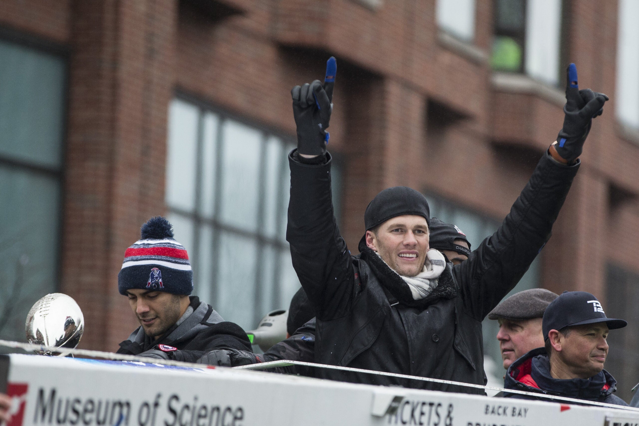 Watch Tom Brady's speech to Patriots fans: 'We brought it home'